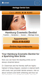 Mobile Screenshot of hamburgcosmeticdentist.com